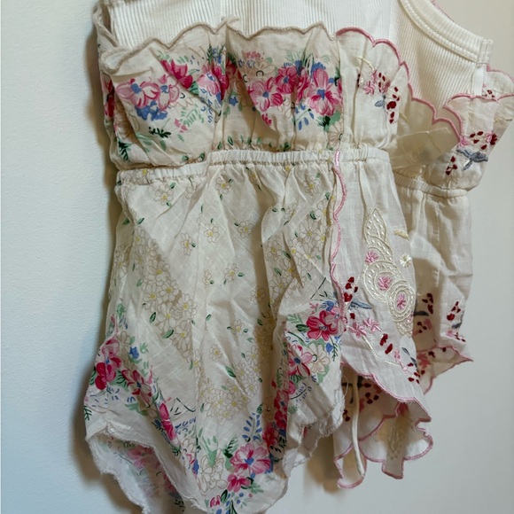 NWOT By Anthropologie Pieced Scarf Tank Size XS - Picture 13 of 15